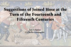 Joined Hose At the Turn of the 14th/15th Centuries